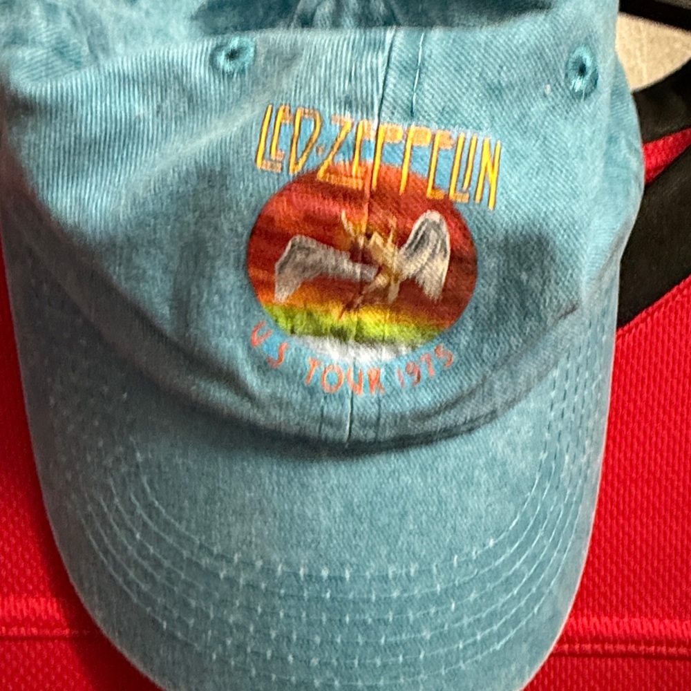 ❤️68 Zofo Led Zeppelin jersey 2X w Led Zeppelin US tour 1975 🧢 - Picture 9 of 9